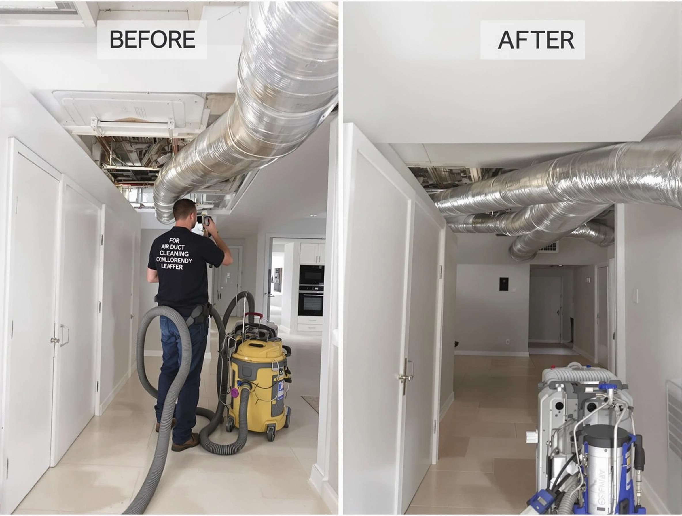 Monument Air Duct Cleaning professional performing thorough air duct cleaning in Monument