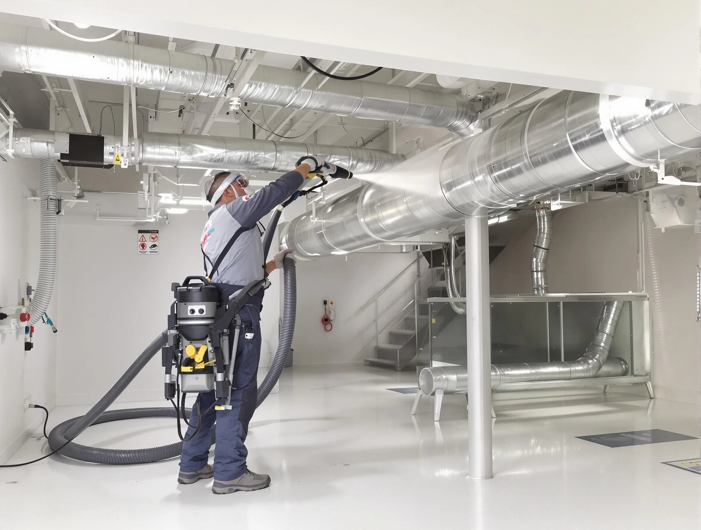 Professional central duct cleaning by Monument Air Duct Cleaning in Monument