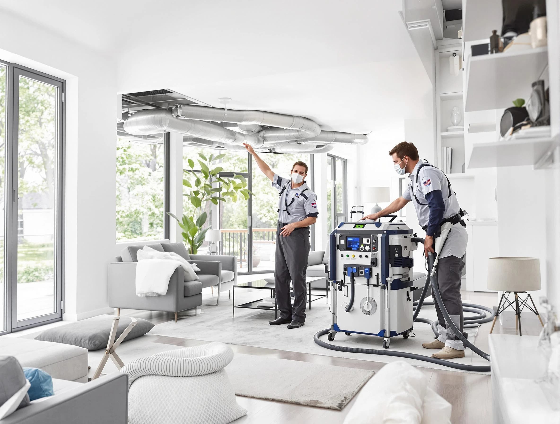 Monument Air Duct Cleaning professional conducting pure air duct cleaning with state-of-the-art equipment in Monument