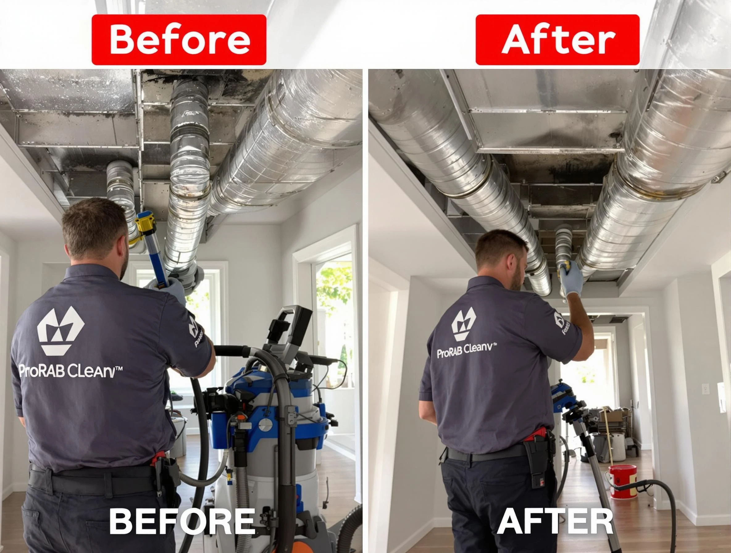 Monument Air Duct Cleaning expert performing thorough residential duct cleaning in a Monument home